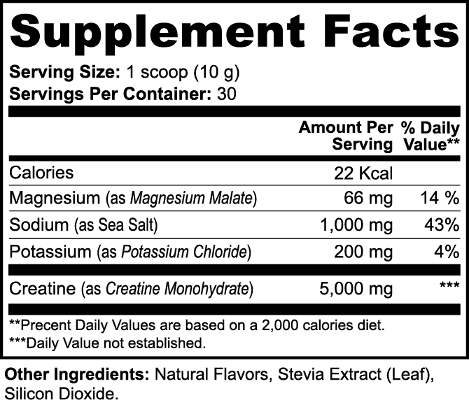 Nuromedic's Creatine Hydration Powder